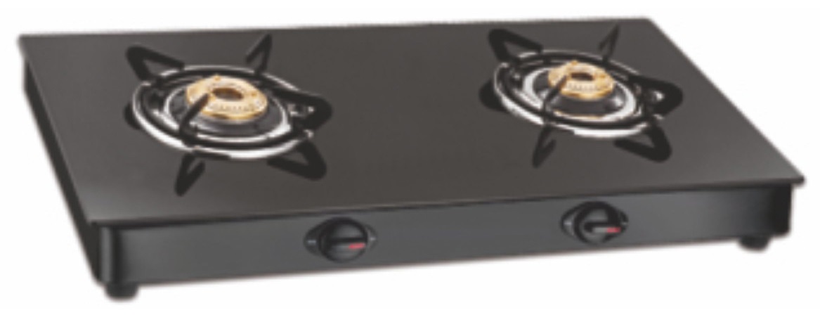 Glass Cooktop 2 Burner Powder Coated